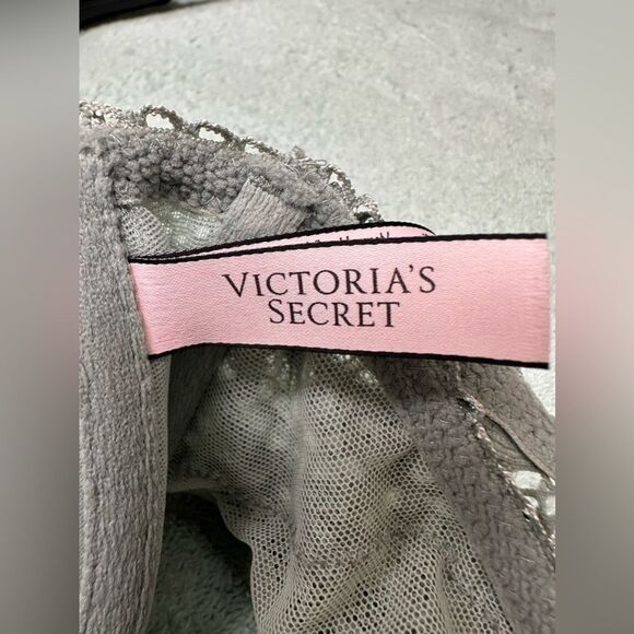 Victorias Secrets dream angels silver lace with Chantelle back push up bra - Picture 4 of 5